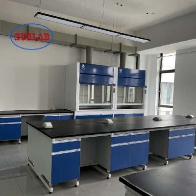 Bom preço Top- Laboratório de Química bancada de trabalho com armários Excelente atendimento ao cliente e resina fenólica ou resina epoxi bancada de trabalho on-line
