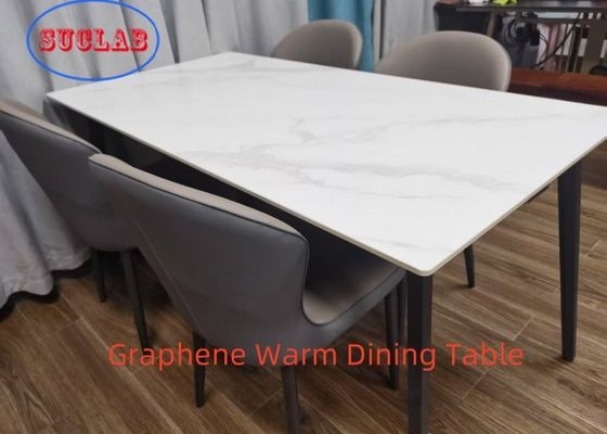 Bom preço Experiência dinâmica elegante com controle manual e aquecimento Funriture Graphene mesa de jantar quente on-line