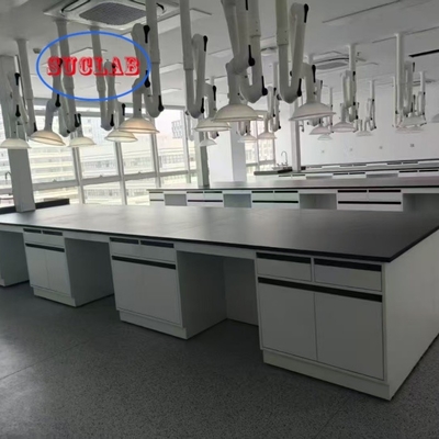 Bom preço Bancadas de Laboratório de Química com Tampos de Cerâmica Distribuidores para Requisitos Personalizados on-line