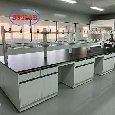 Bom preço OEM ODM Química banco de laboratório importadores Material de madeira de aço para experimentos on-line