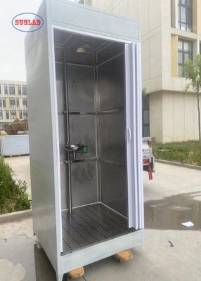 Bom preço 1.2 libras peso Fabricantes de cabines de chuveiro de emergência com montagem de parafuso e 90 graus de balanço de cabeçalho cerâmico on-line