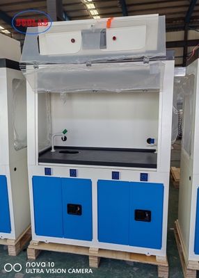 Bom preço Filtro de superfície de trabalho de resina fenólica resistente a produtos químicos Capuz de fumaça para nível de ruído ≤ 60 dB na filtração de ar de laboratório on-line