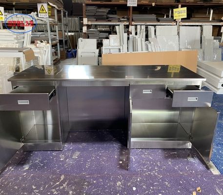 Bom preço Fornecedores de caixas de aço inoxidável verticais escolares para armários de laboratório montados no chão on-line