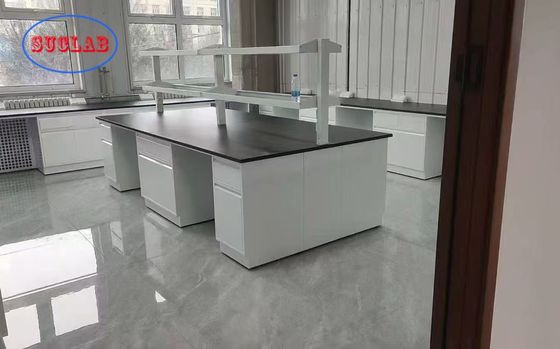 Bom preço Customizable Laboratory Workstation Furniture Manufacturer with Chemical-resistant Safety Features on-line