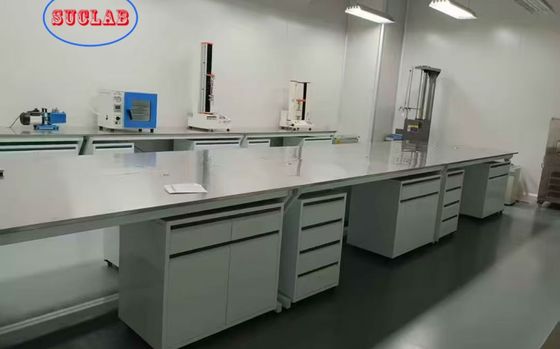Bom preço Bancos de trabalho de laboratório de química duráveis Fabricas com dimensão personalizável e dobradiça de aço on-line