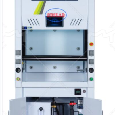 Bom preço Exaustor de fumos químico de baixo ruído feito sob medida com sistema de lavagem úmida e fluxo de ar de 400m3/h e iluminação LED on-line